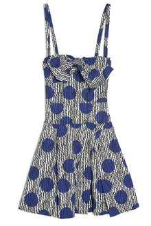 Sonia By Sonia Rykiel Dotted Bow Dress - Lyst