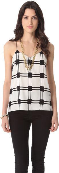 Tibi Marcel Check Camisole - Lyst