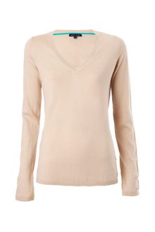 Tommy Hilfiger Delila V Neck Long Sleeve Sweater - Lyst