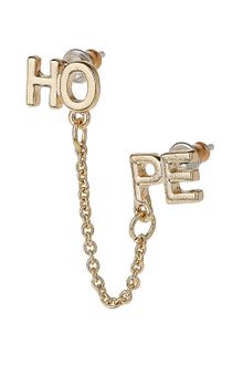 Topshop Hope Double Stud Earrings - Lyst