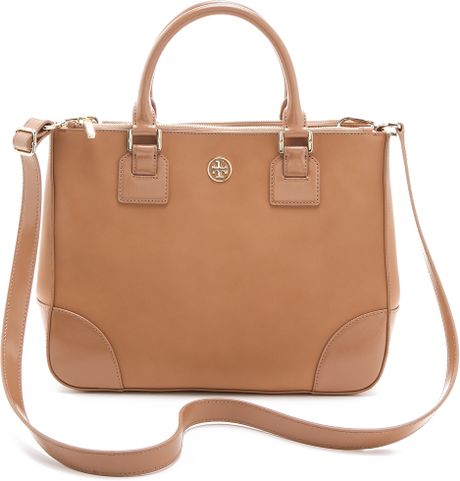 tory burch robinson large zip tote