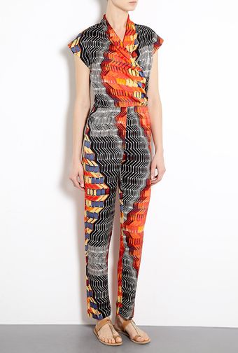 Tucker Cross Front Jumpsuit - Lyst