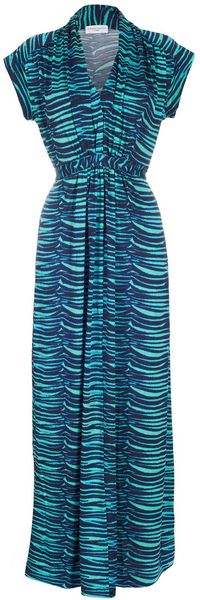 Almost Famous Tiger Print Maxi Dress - Lyst