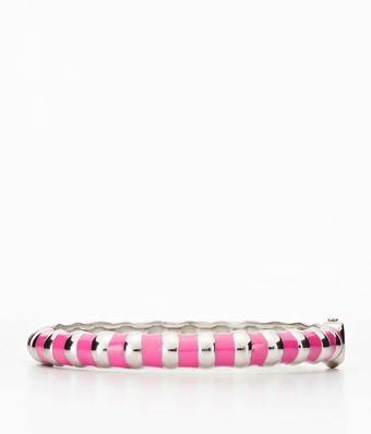 Ann Taylor Candy Stripe Bangle - Lyst