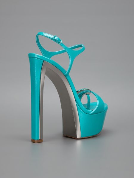 turquoise platform heels