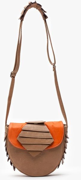 Collina Strada Cora Bag in Taupe and Salmon - Lyst