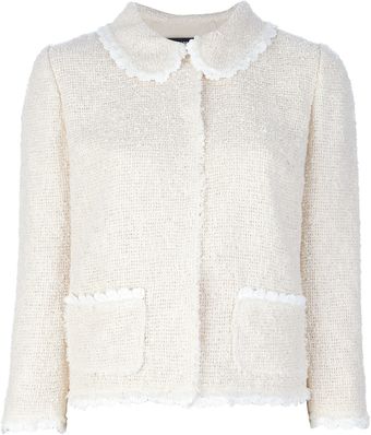Dolce & Gabbana Slim Fit Bouclé Blazer - Lyst