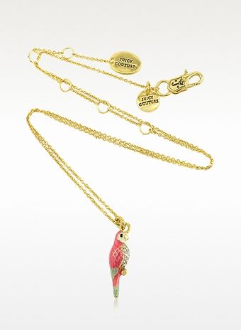 Juicy Couture Parrot Mini Wish Necklace - Lyst