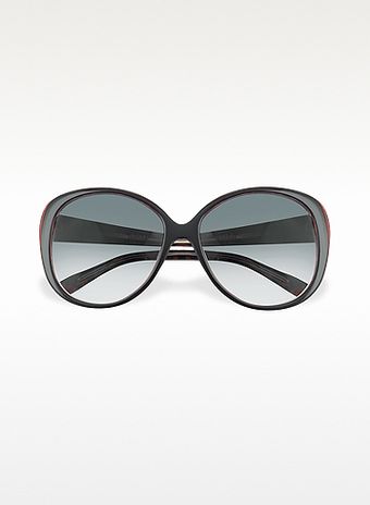 Marc By Marc Jacobs Signature Acetate Round Frame Sunglasses - Lyst