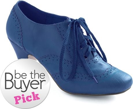 Modcloth Dance Instead Of Walking Heel in Blue in Blue - Lyst