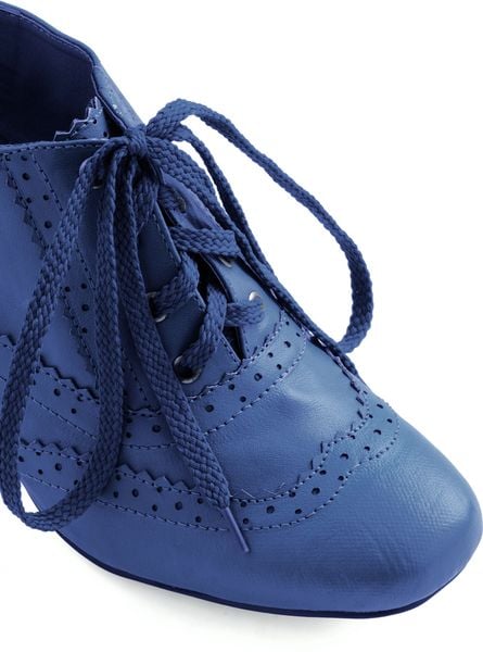 Modcloth Dance Instead Of Walking Heel in Blue in Blue - Lyst