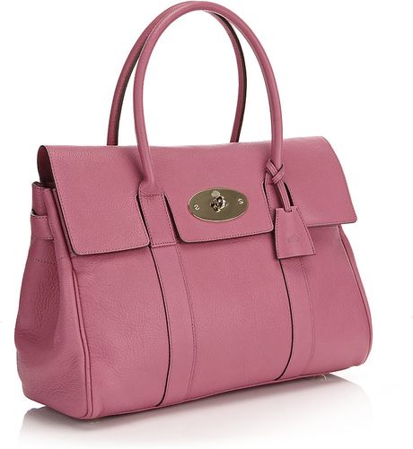 mulberry bayswater pink handbag