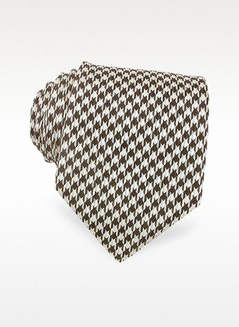 Valentino Geometric Patterned Silk Tie - Lyst