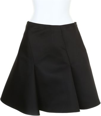 Dior Biascut Loose Pleated Silk Skirt - Lyst