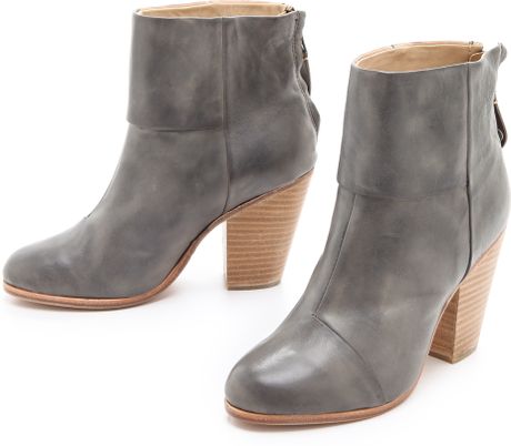 rag and bone grey booties