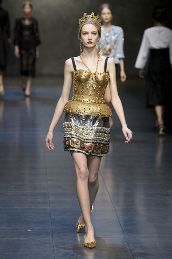 Dolce & Gabbana Fall 2013 Runway Look 39 - Lyst