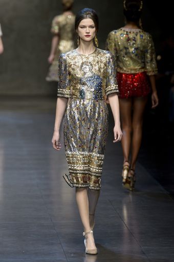 Dolce & Gabbana Fall 2013 Runway Look 73 - Lyst