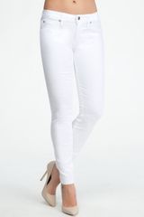 Bebe  Floral Jacquard Icon Skinny Jean