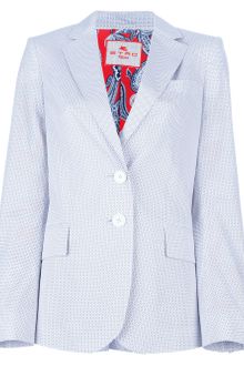 Etro Single Breasted Blazer - Lyst