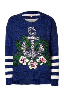 Juicy Couture Regal Bluemulti Nautical Hibiscus Pullover - Lyst