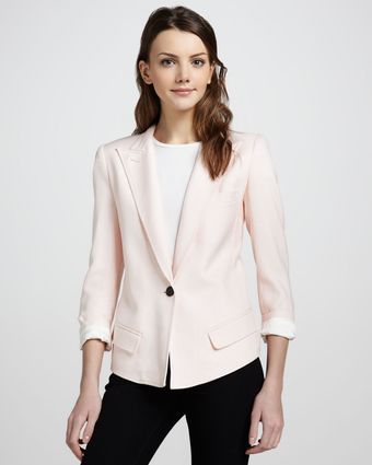 Smythe Sharpshoulder Onebutton Blazer - Lyst