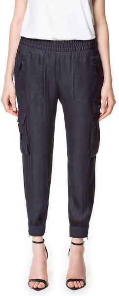 cargo pants zara mens