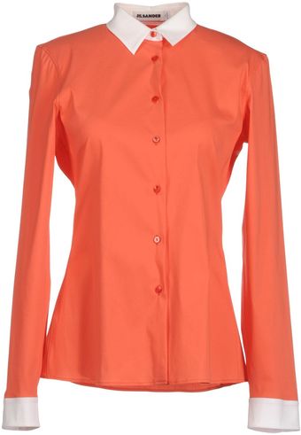 Jil Sander Long Sleeve Shirts - Lyst
