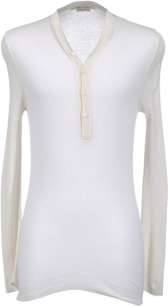 Marc Jacobs V-Necl Long Sleeve Top - Lyst