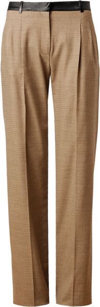 Balenciaga Microhoundstooth Woven Trousers - Lyst