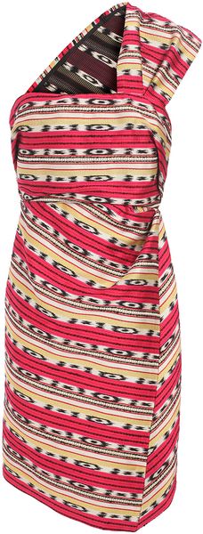 Carven Printed and Embroidered Cotton Dress - Lyst
