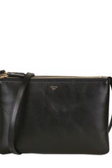 Celine Trio Cabas Solo Leather Shoulder Bag
