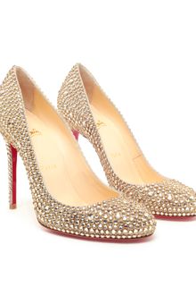 Christian Louboutin Fifi Swarovski Crystal Embellished Pumps - Lyst