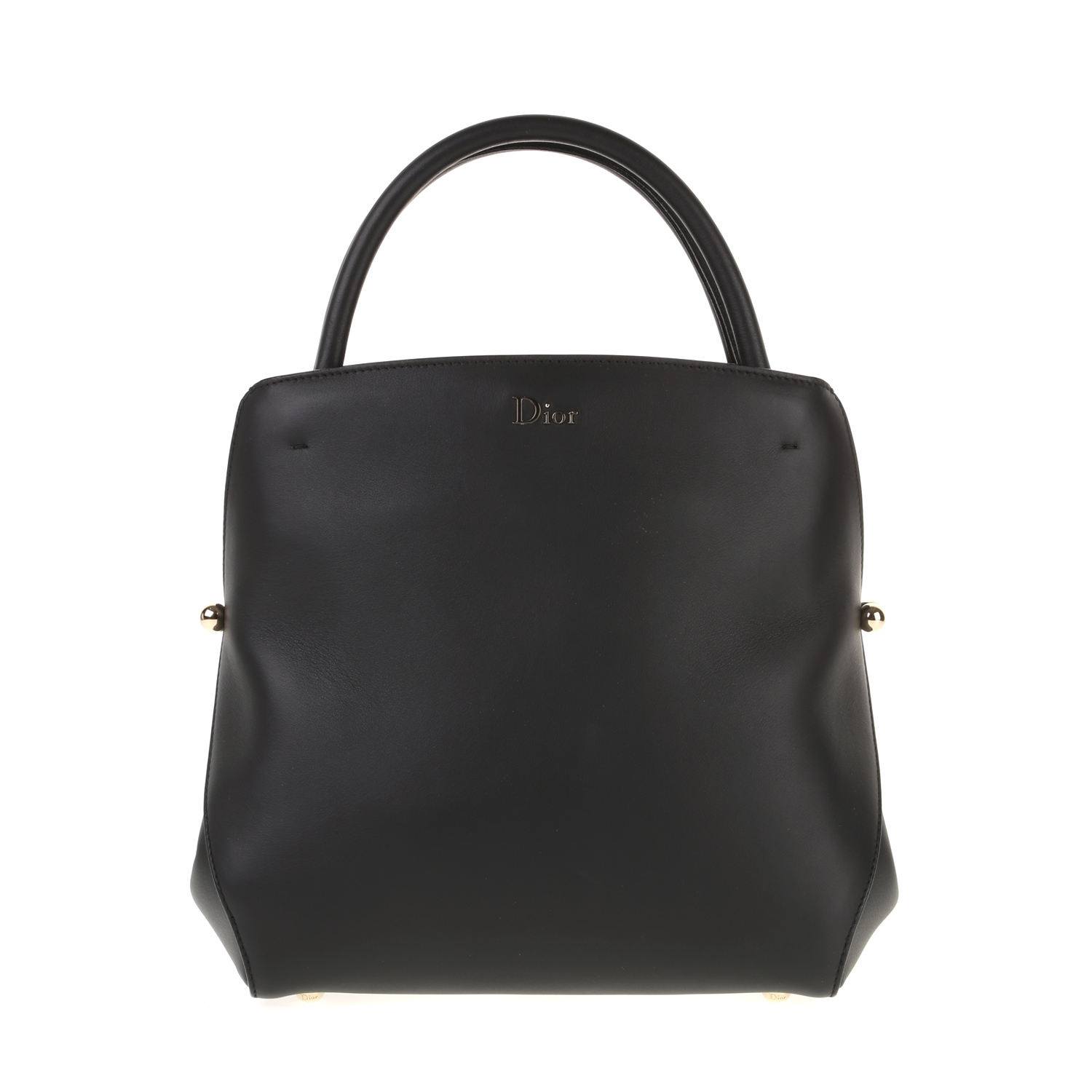 Dior Calfskin Tote Bag in Black | Lyst