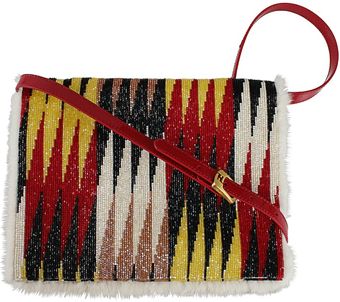 Fendi Daisy Minktrim Shoulder Bag - Lyst