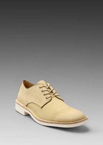 John Varvatos Sid Canvas Derby in Bamboo - Lyst
