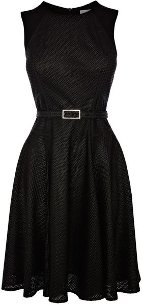 Karen Millen Mesh Technique Prom Dress - Lyst
