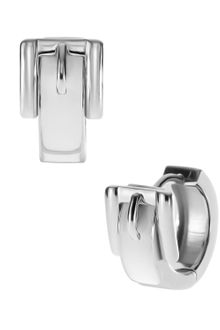 Michael Kors Buckle Huggie Earrings - Lyst
