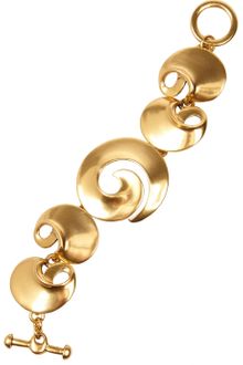 Oscar de la Renta Goldtone Bracelet - Lyst