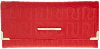 River Island Coral Embossed Purse - Lyst