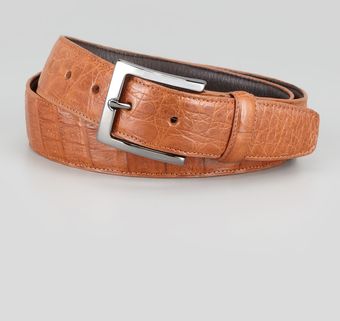 Santiago Gonzalez Crocodile Belt - Lyst