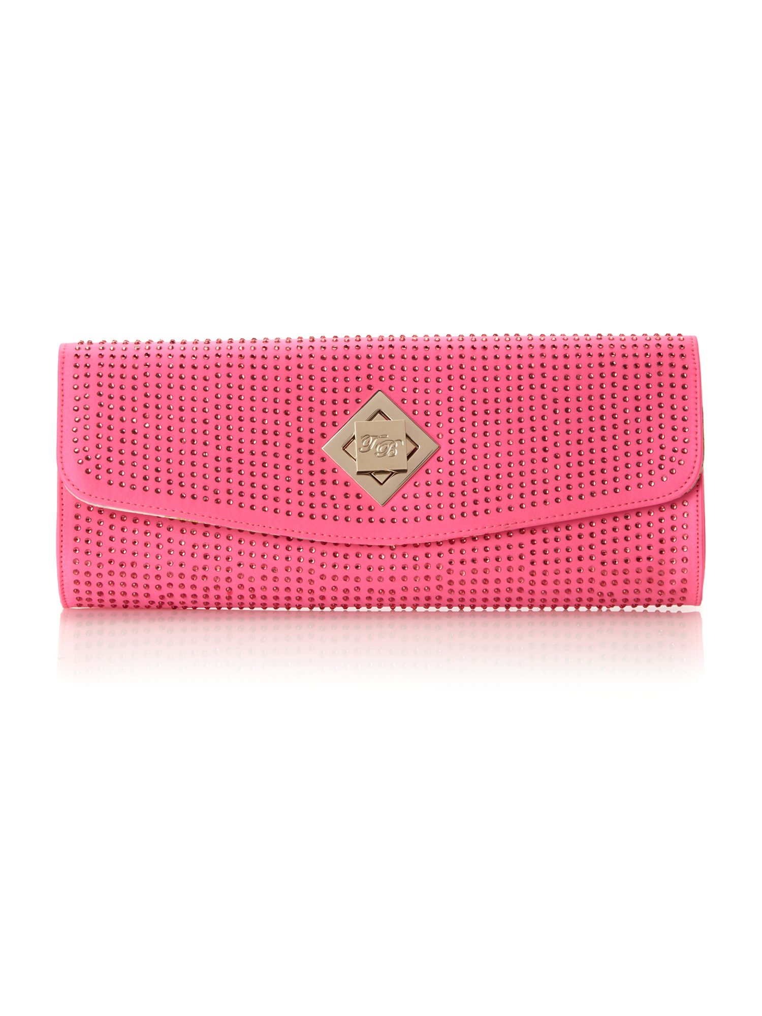 pink diamante bag