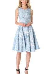 Temperley London Tile Crew Neck Dress