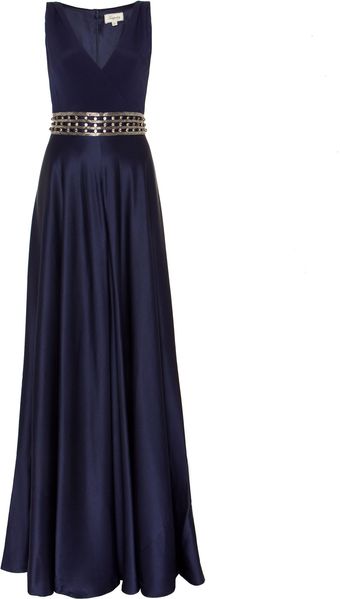 Temperley London Long Stella Vneck Dress - Lyst