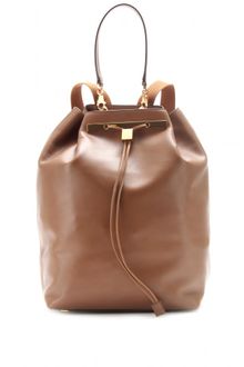 The Row Leather Backpack - Lyst