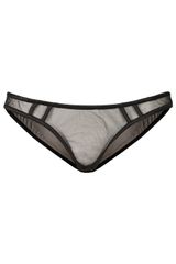 Topshop Satin Seamed Mesh Mini