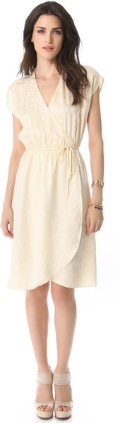 Tucker Wrap Dress - Lyst