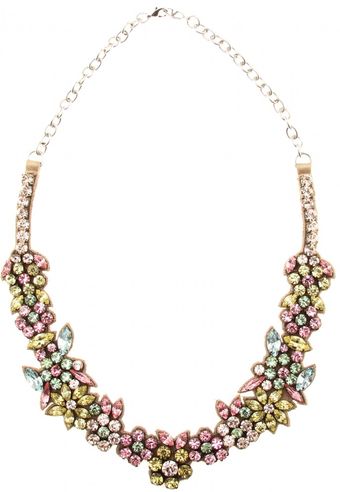 Valentino Crystal Bead Embellished Necklace - Lyst