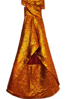 Wes Gordon Damask Brocade Wrap Top Gown - Lyst