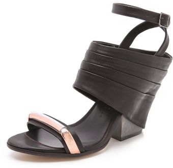 Zero + Maria Cornejo Iva Heeled Sandals - Lyst