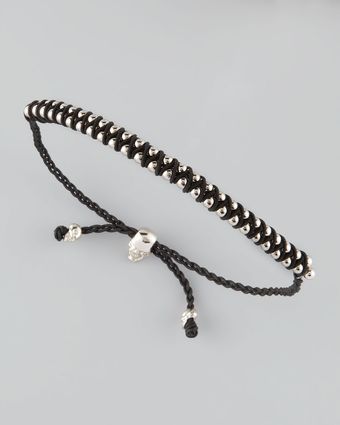 Alexander McQueen Ball Chain Friendship Bracelet - Lyst